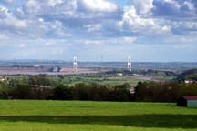 Chepstow viewed from Piercefield Park