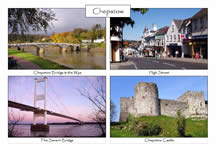 Chepstow: 4-view A5 card