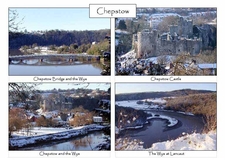 Chepstow: 4-view card