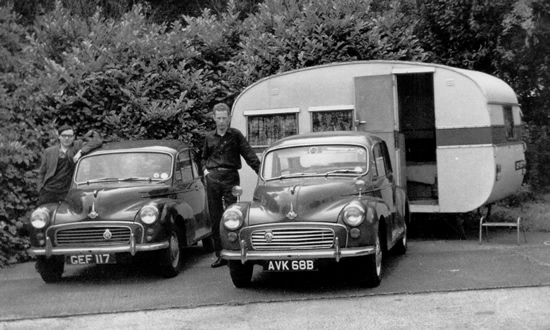 Richard with Chris Smyth at White Cross Bay, Windermere, 18.07.67 