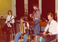 Photo 11: Richard playing with The Quorn Elastic Band, August 1978