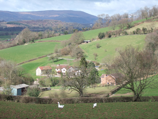 North of Usk