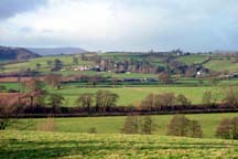 Farmland south of Usk