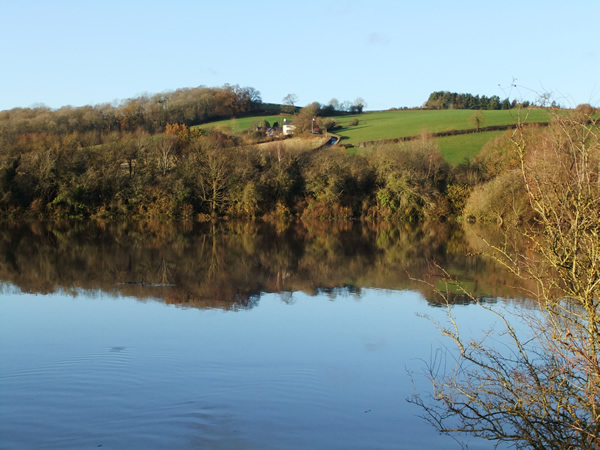 Flooding to the east of Usk, north of the A472, 21.11.12