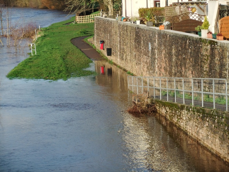 Conigar Walk flooded, 27.12.20