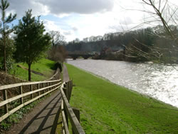 Conigar Walk and River Usk