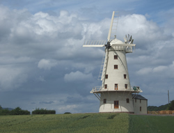 Restored mill at Llancayo Court