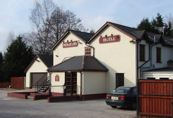 Rear view of the Olway Inn Hotel (formerly Casey's Court)