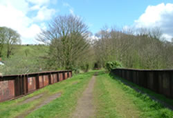 The old railway bridge, Usk