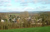Usk from the ridge to the west
