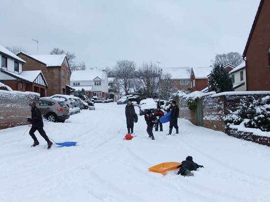 No school today in Usk! (06.01.10)